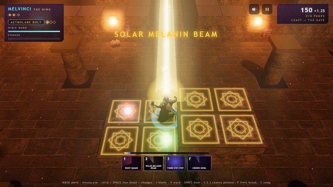 THE UNERASED 3D — Melvinci fires the Solar Melanin Beam across the Ramparts