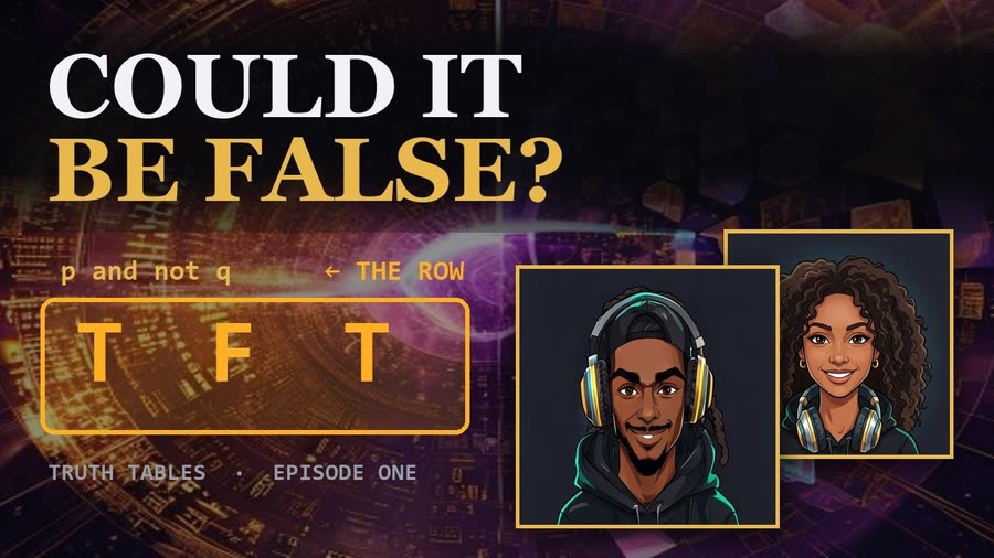 Video thumbnail: A Claim You Can Check — TRUTH TABLES Ep 1